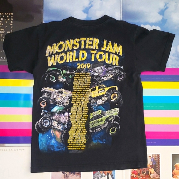 2019 Monster Jam World Tour size Women Small, Youth Size Small - Picture 4 of 7